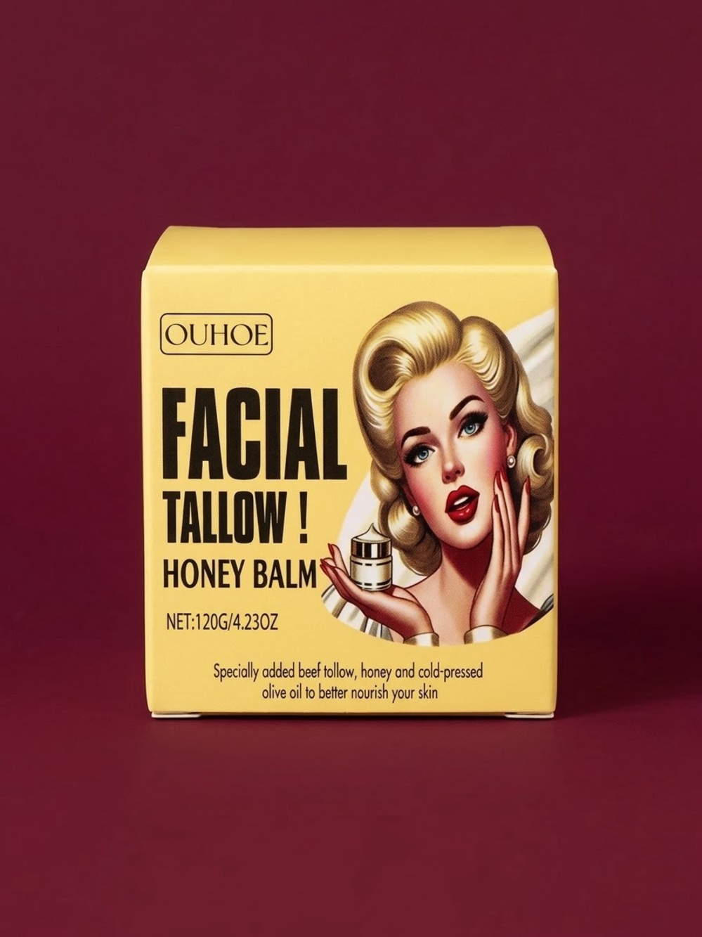 OUHOE Facial Tallow Honey Balm